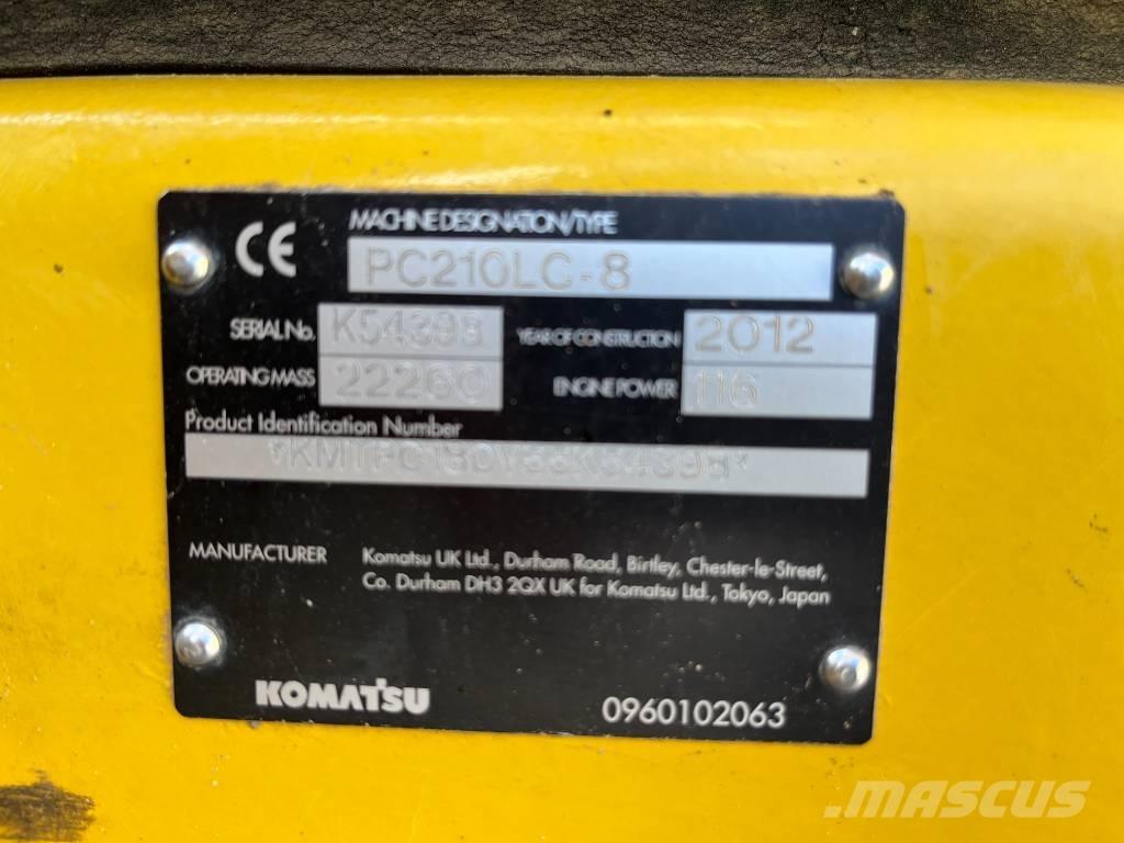 Komatsu PC 210 LC-8 Beltegraver