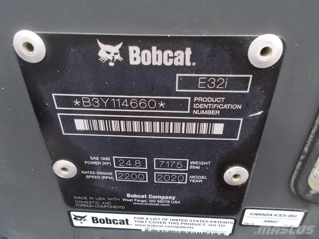 Bobcat E32i Minigravere <7t