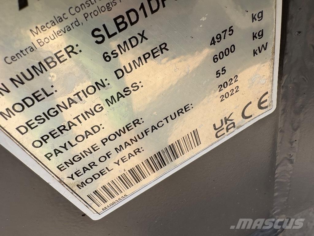 Mecalac 6 SMDX Mini dumpere