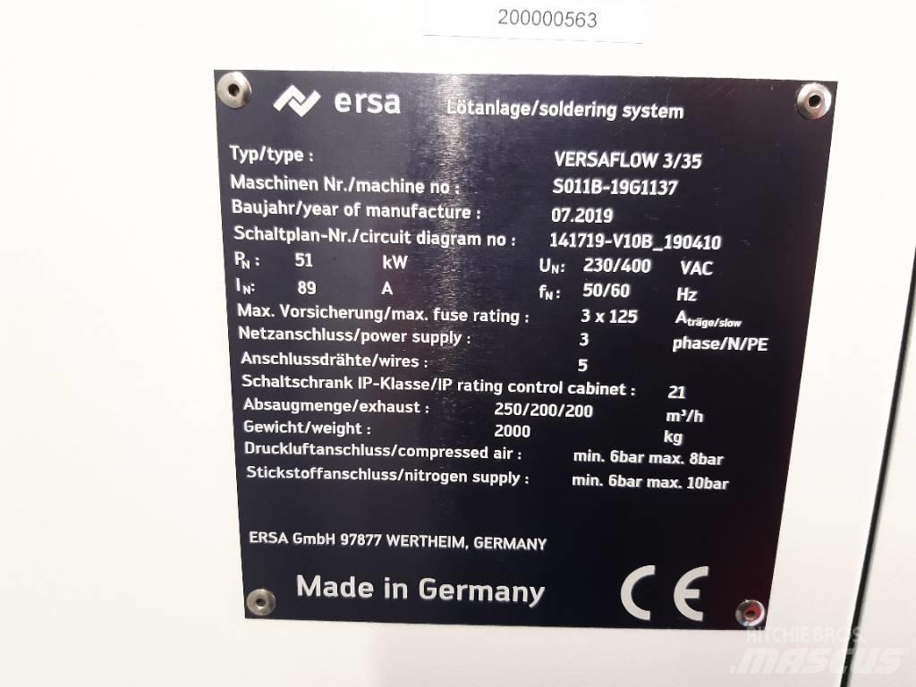  Ersa VERSAFLOW 3/35 Anlegg - Annet