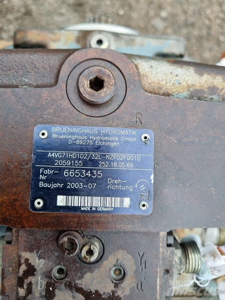 Hydromatik A4VG71HD Hydraulikk