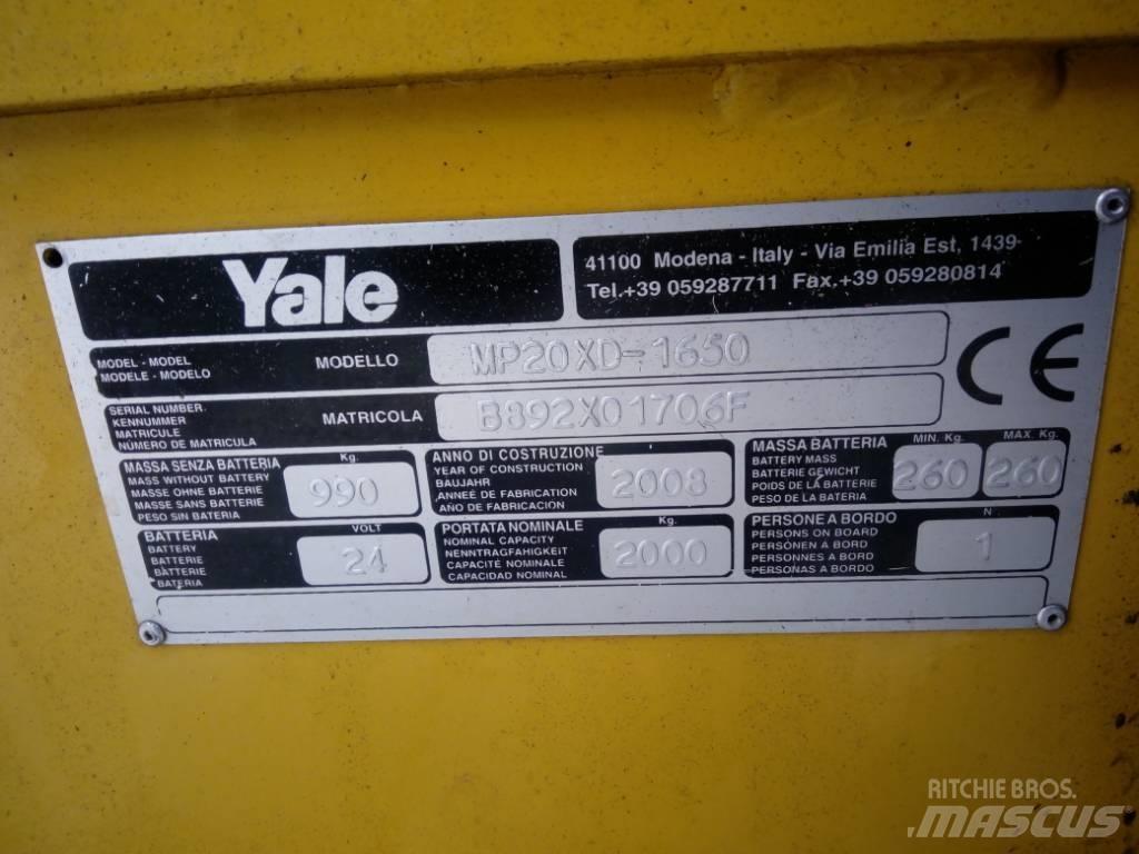 Yale MP 20 XD Lavtløftende truck med platform