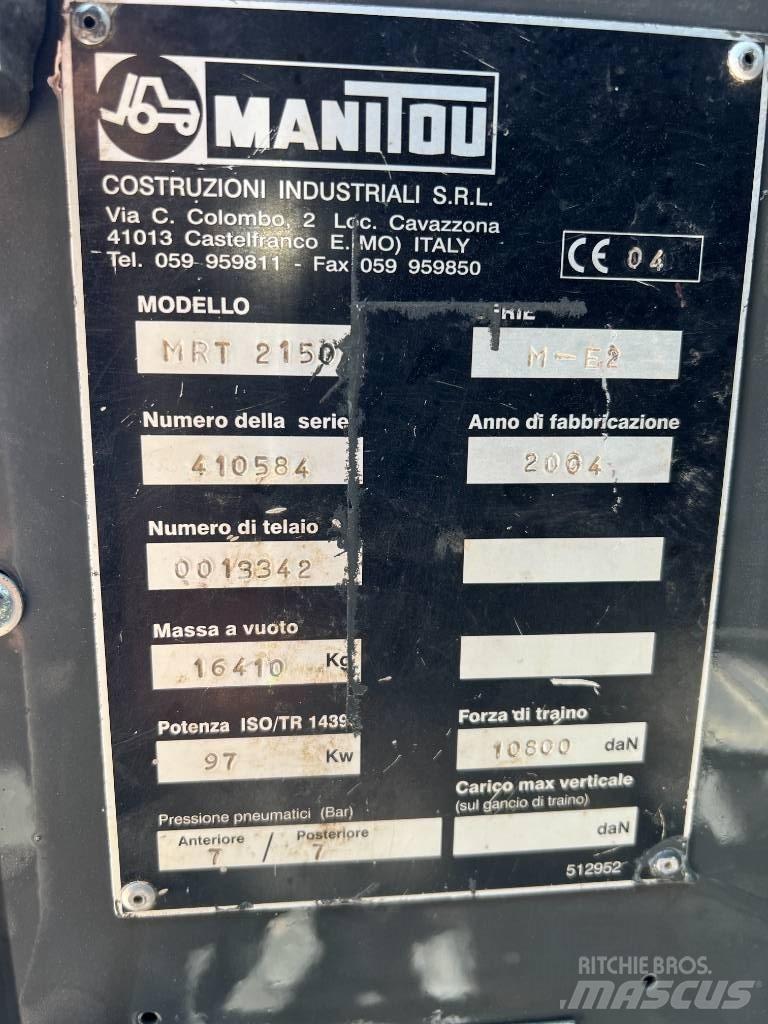 Manitou MRT 2150 Teleskoplastere