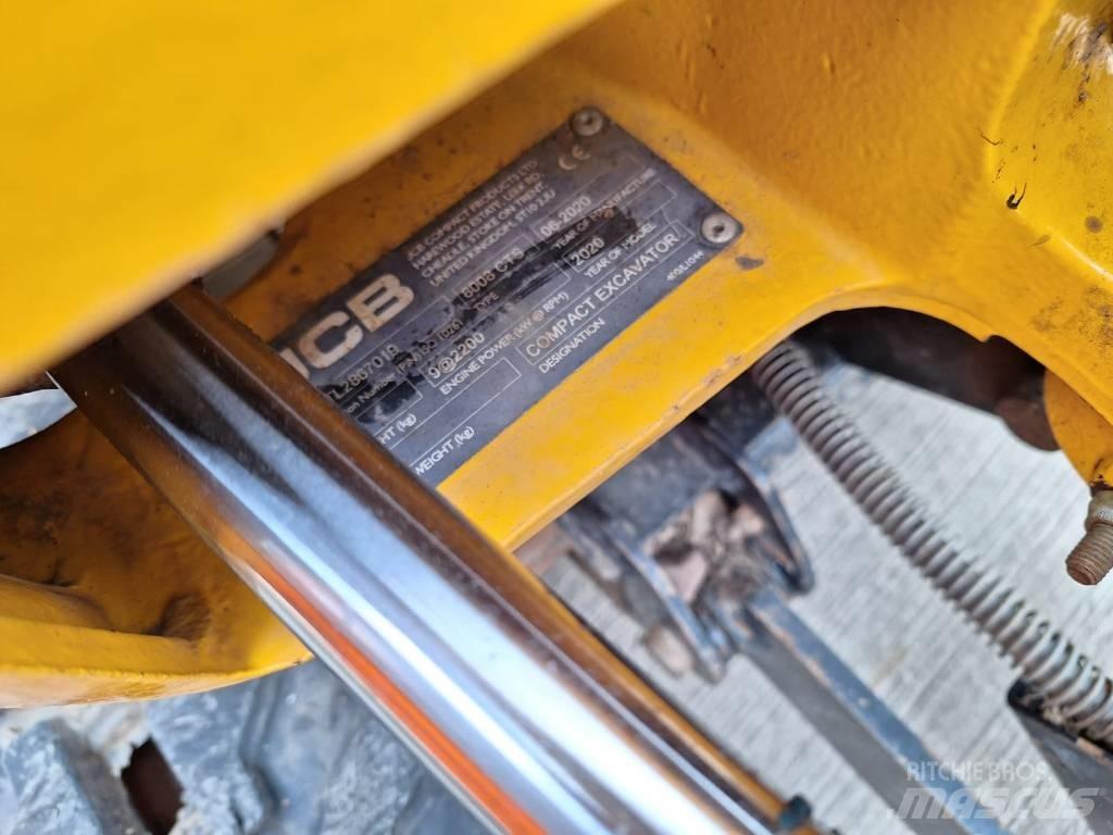 JCB 8008 Minigravere <7t