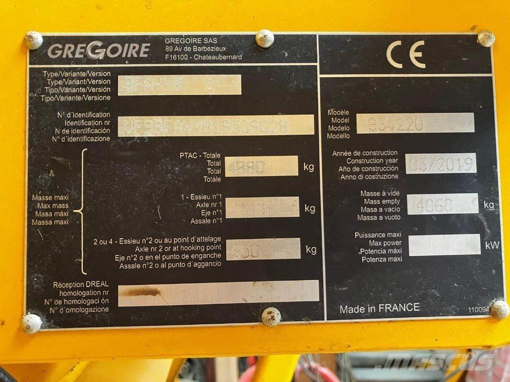 Gregoire G3.220 Drue høsting maskiner