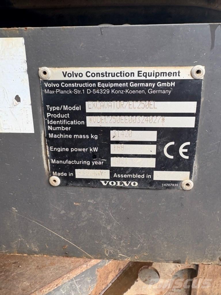 Volvo EC 250 EL Beltegraver