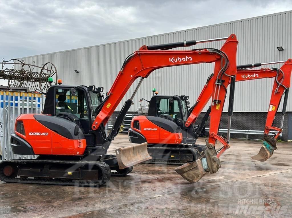Kubota KX 080-4 Midigravere 7 - 12t