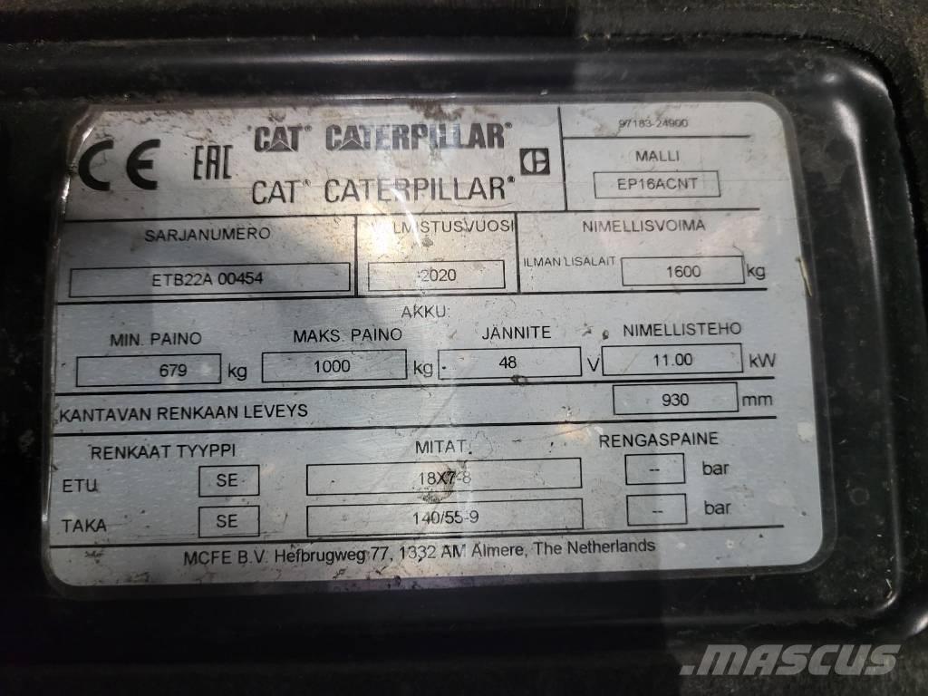 CAT EP16ACNT Elektriske trucker