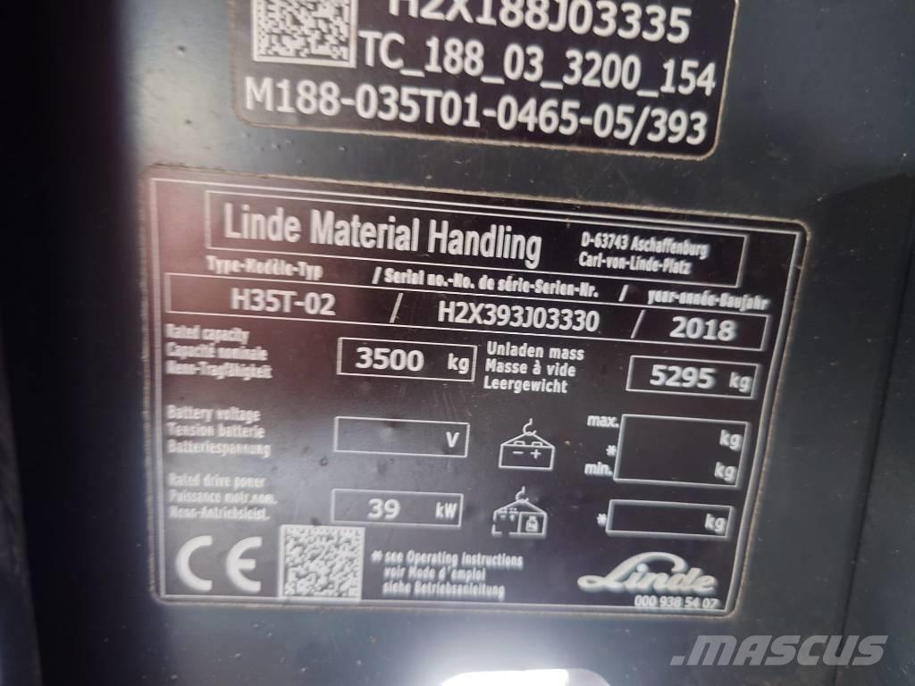 Linde H 35 T Propan trucker