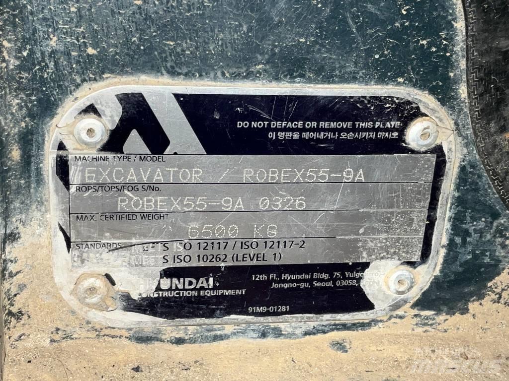 Hyundai Robex 55-9 A Førerhus og Interiør