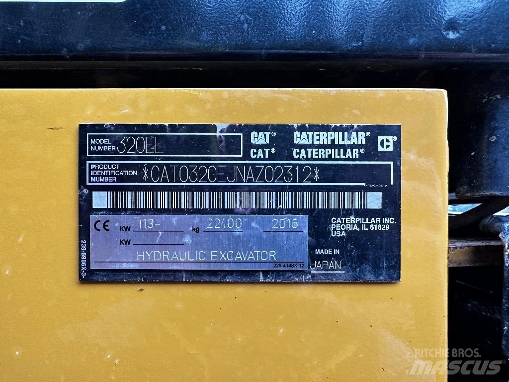 CAT 320 EL Beltegraver