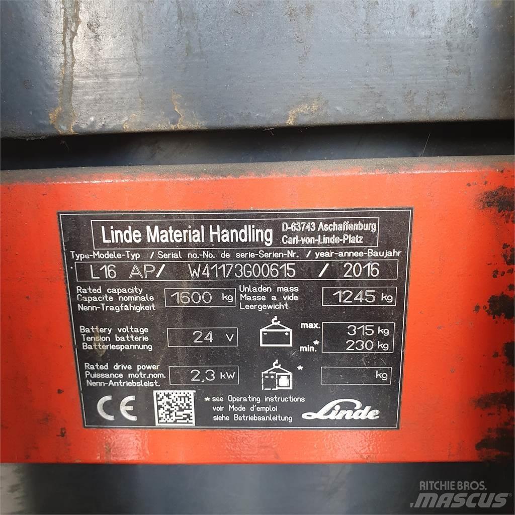 Linde L16AP Ledestablere