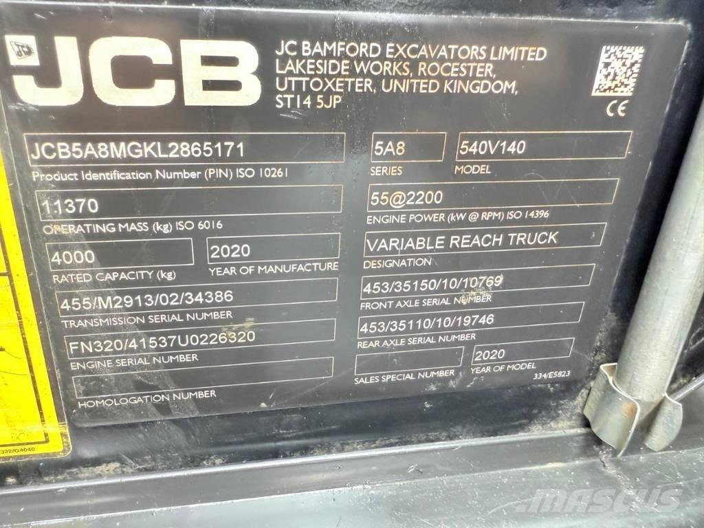 JCB 540-140 Teleskoplastere
