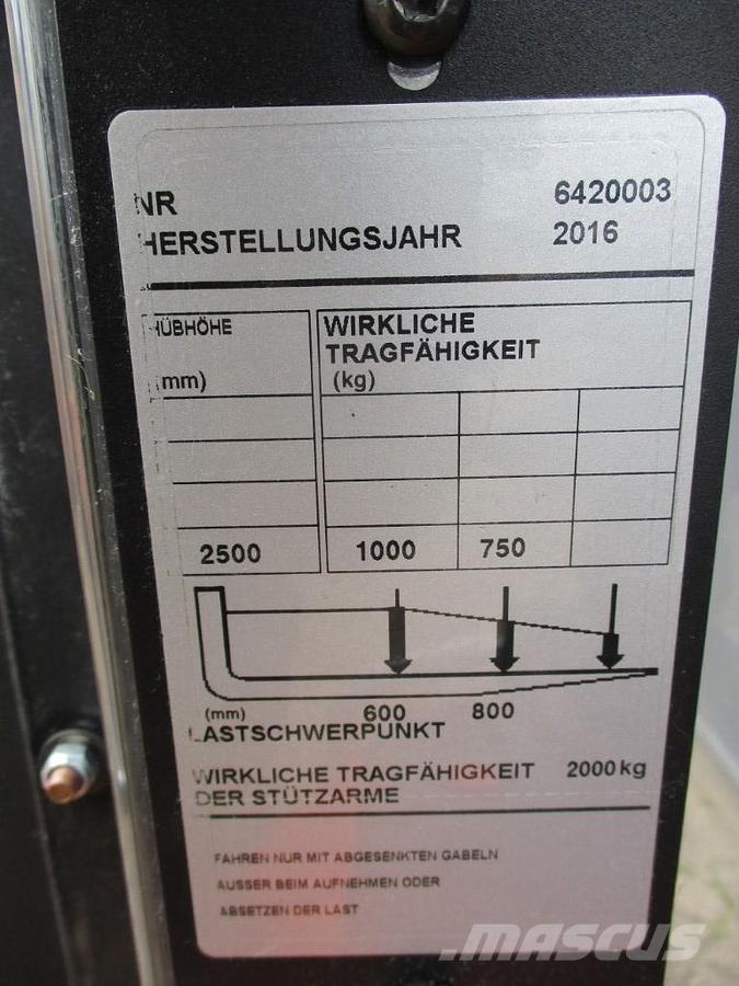 BT SPE200D Lavtløftende truck med platform