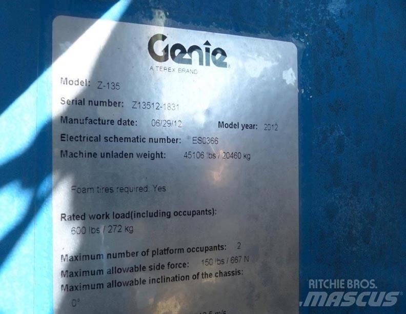Genie Z135 Leddede bomlifter