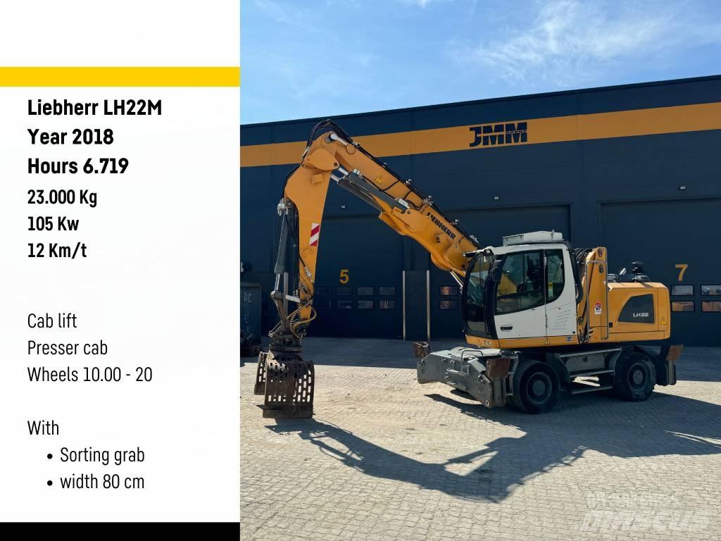 Liebherr LH 22 M Gravemaskiner for avfallshåndtering