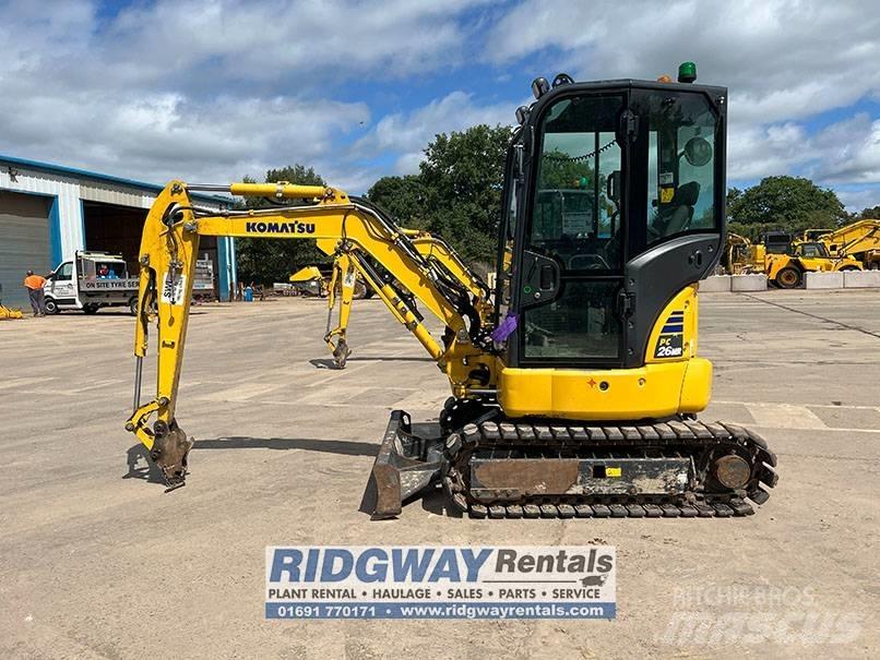 Komatsu PC 26 MR Minigravere <7t