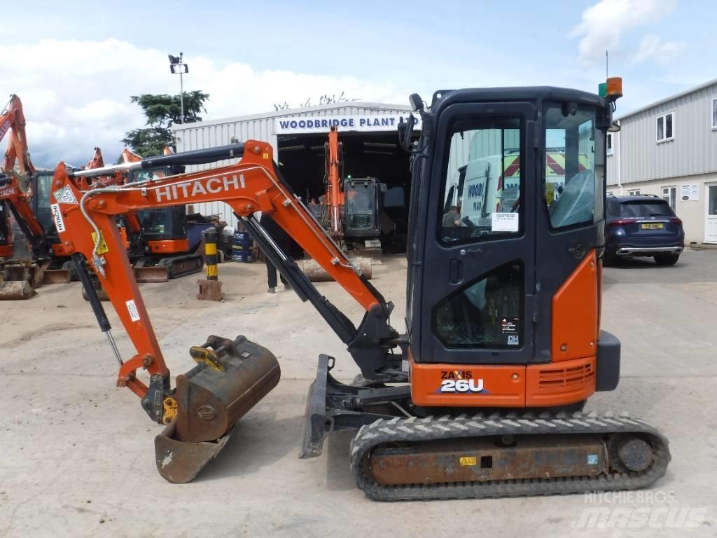 Hitachi ZX 26 U-6 Minigravere <7t
