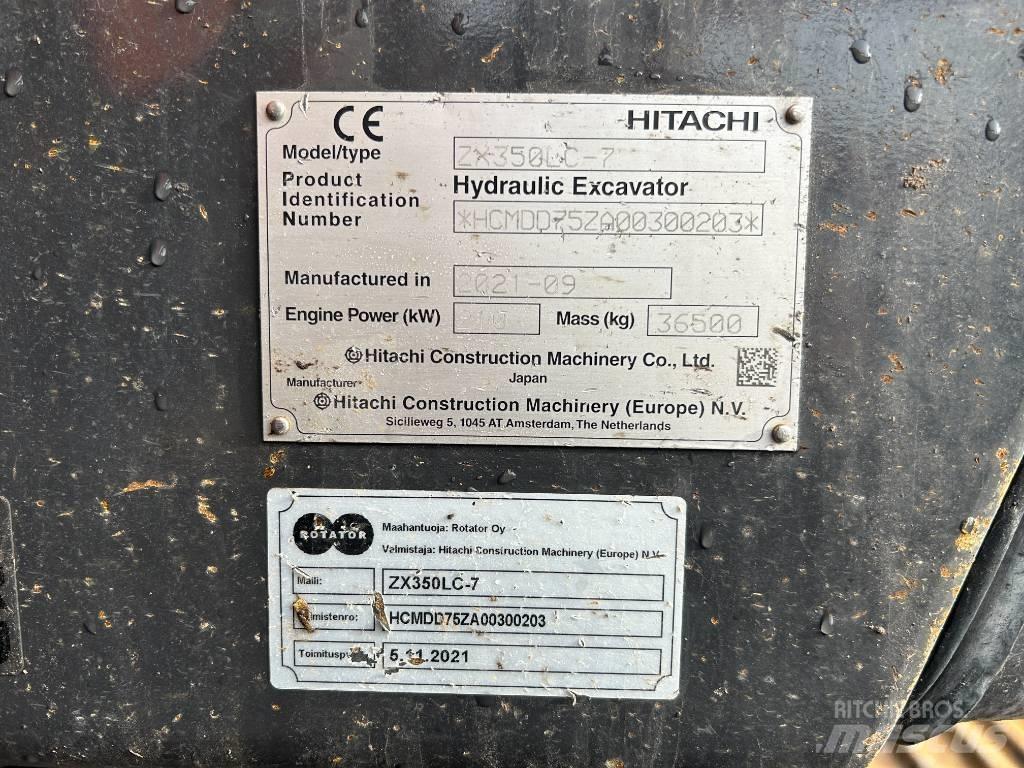 Hitachi ZX350LC-7 Beltegraver