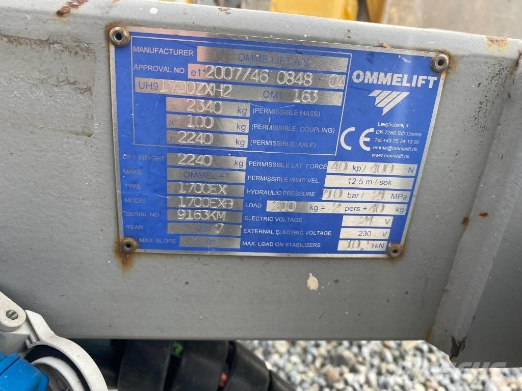 Omme 1700 EBX Tilhengerlifter
