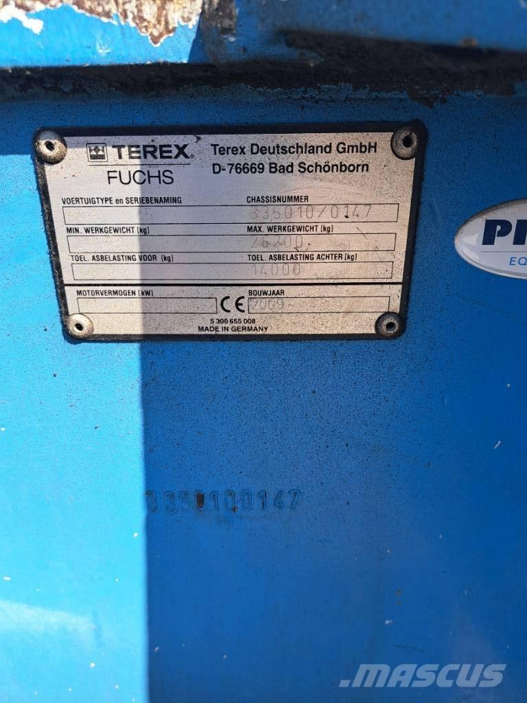 Fuchs MHL 335 Gravemaskiner for avfallshåndtering