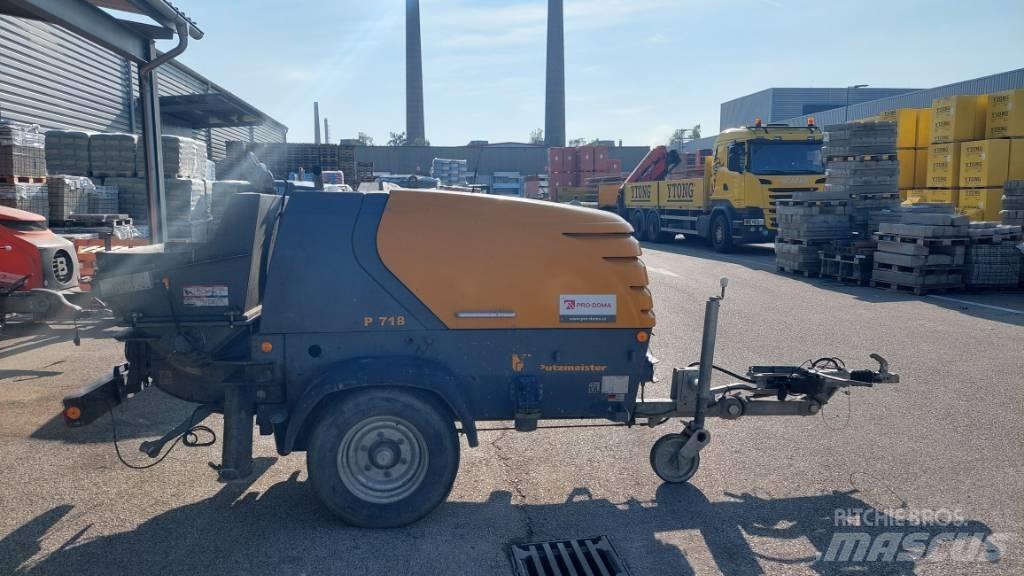 Putzmeister P 718 TD Betongpumpe biler