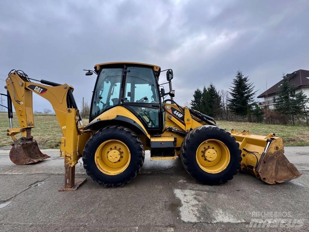 CAT 444F, JOYSTICK Traktorgravere