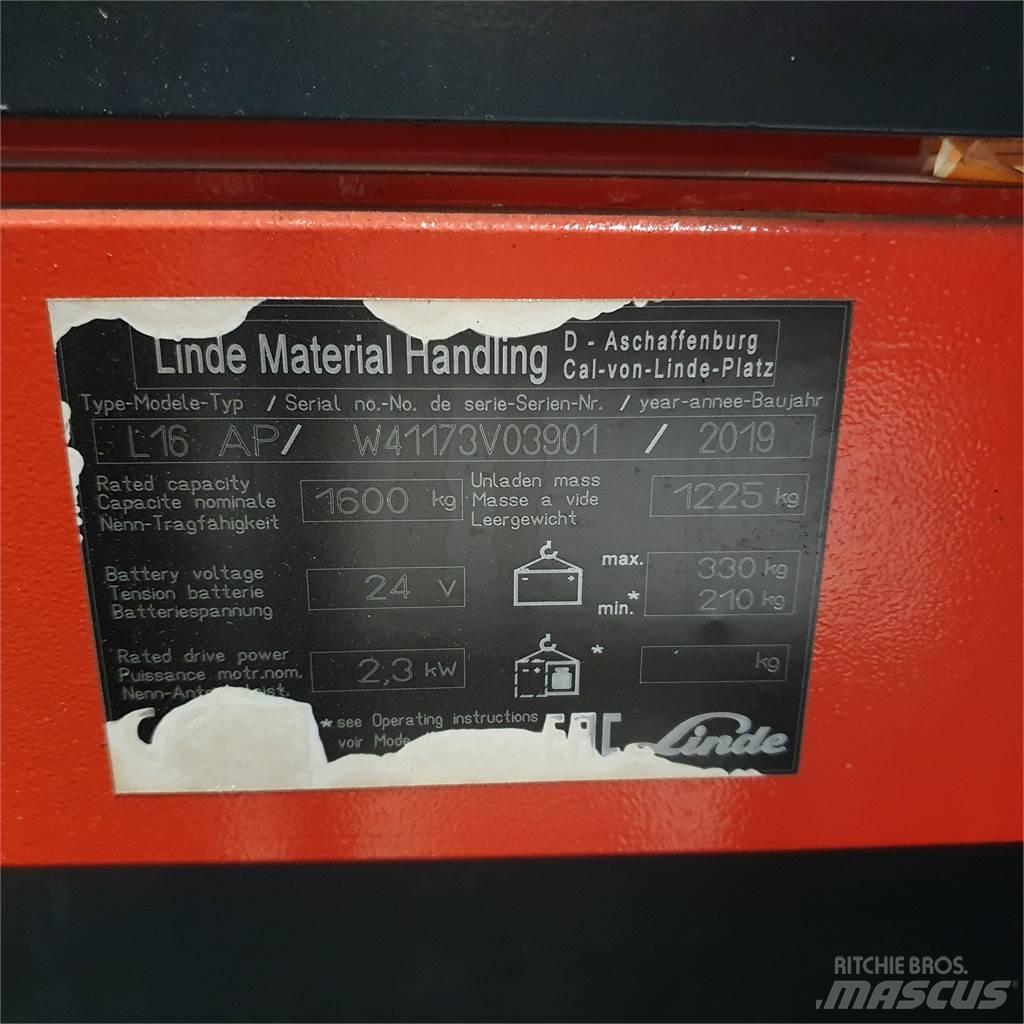 Linde L16APi Ledestablere