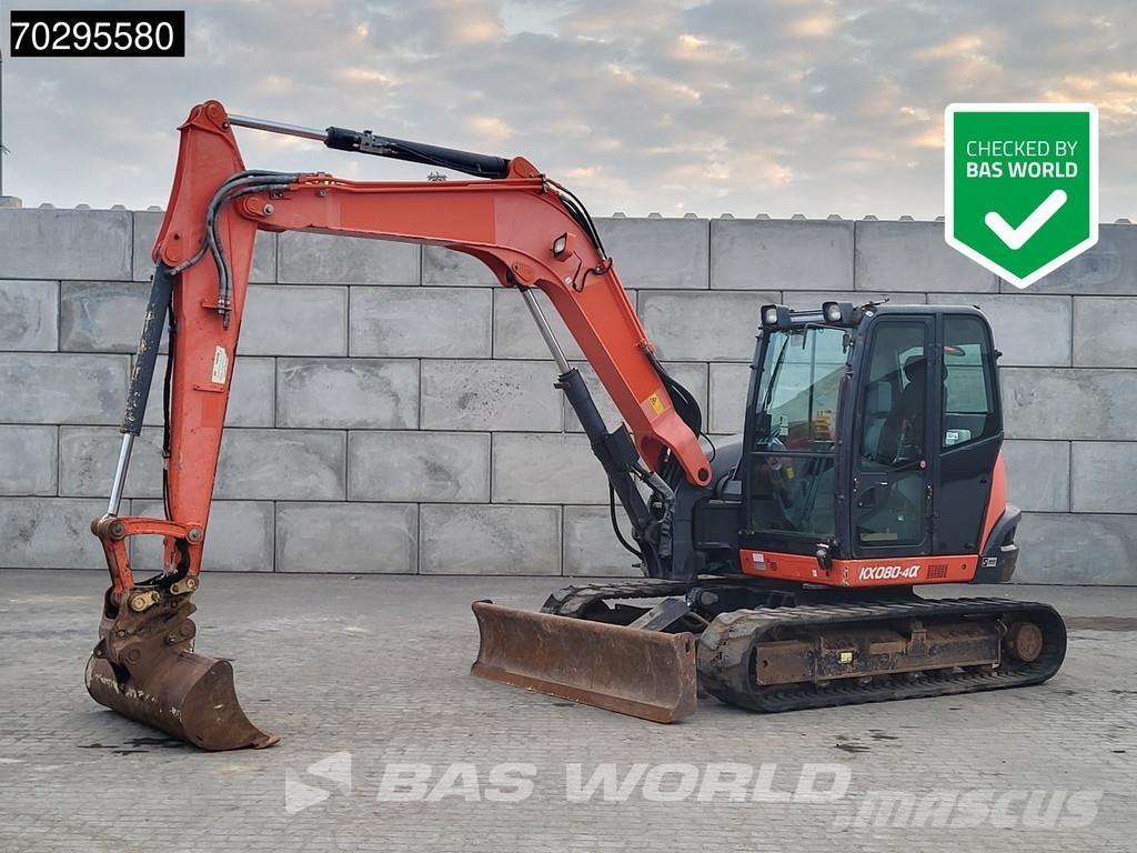 Kubota KX080-4a Minigravere <7t