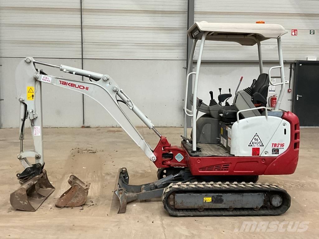 Takeuchi TB 216 Minigravere <7t