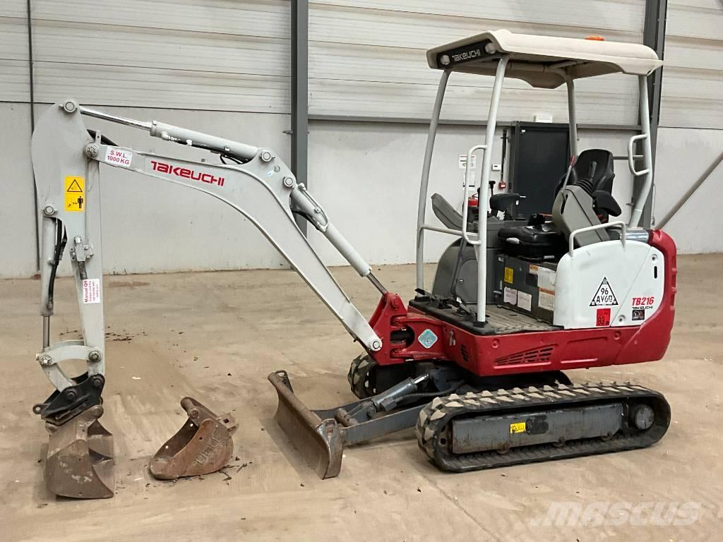 Takeuchi TB 216 Minigravere <7t