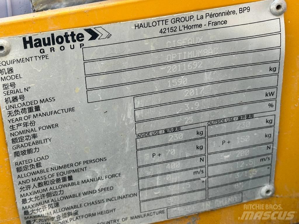 Haulotte OPTIMUM 8 Sakselifter