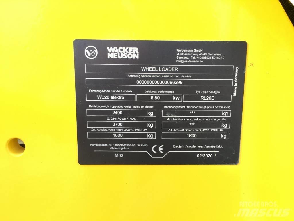 Wacker Neuson WL20e Hjullastere