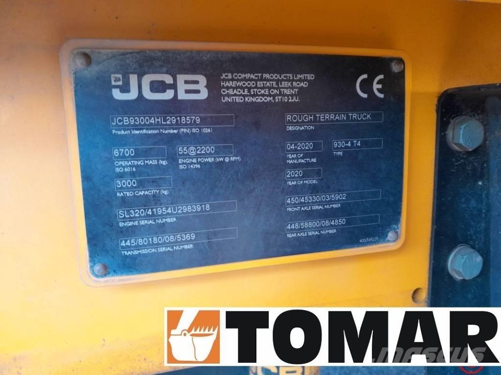 JCB 930-4 Terrenggående gaffeltruck