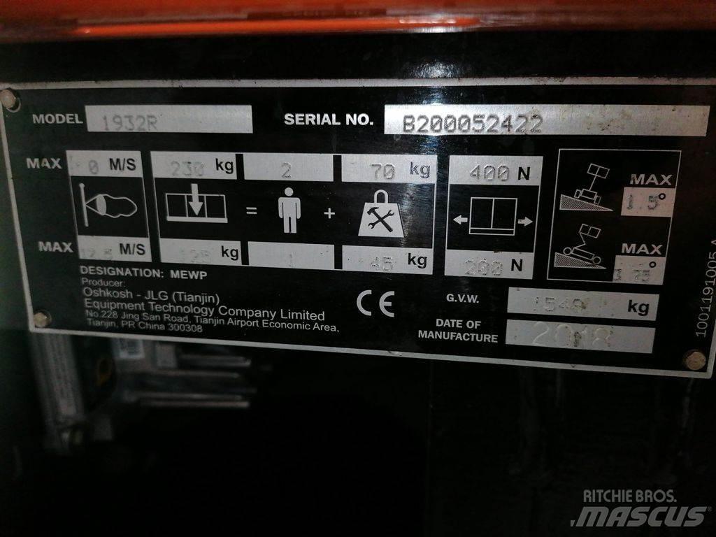 JLG 1932R Sakselifter