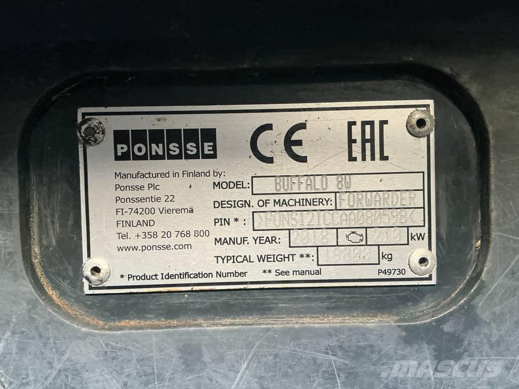 Ponsse Buffalo Lassbærere