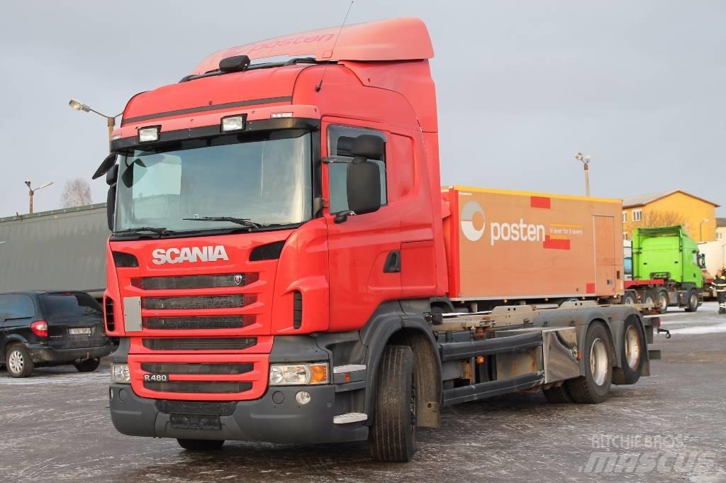 Scania R480 LB6X2HNB Containerbil