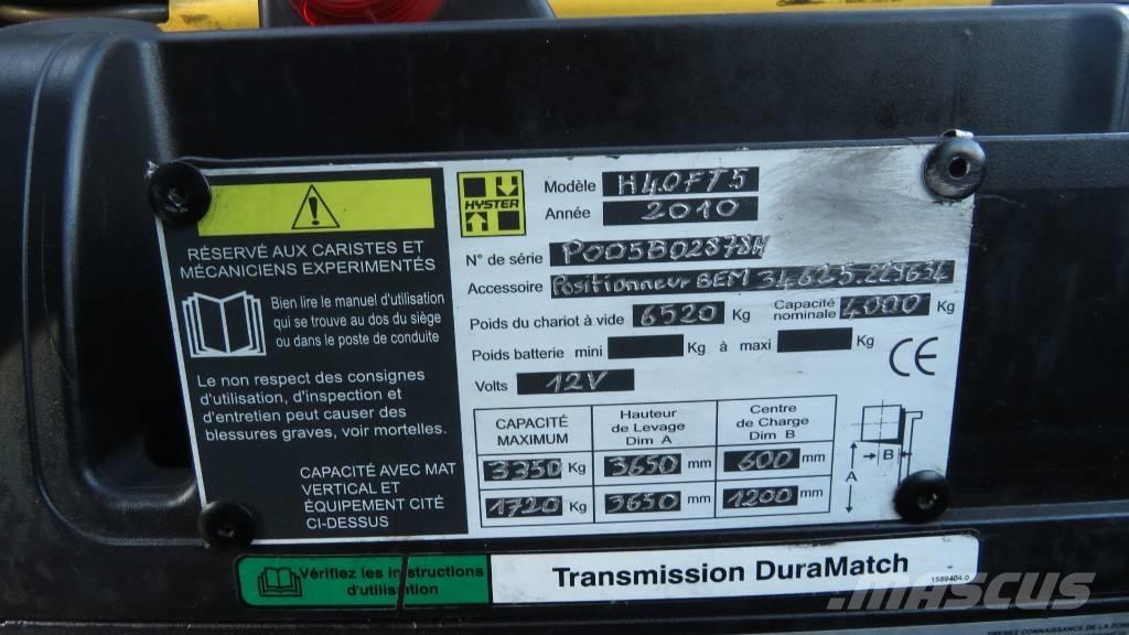 Hyster H4.0FT5 Propan trucker