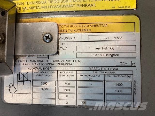 Mitsubishi FB15PNT Elektriske trucker