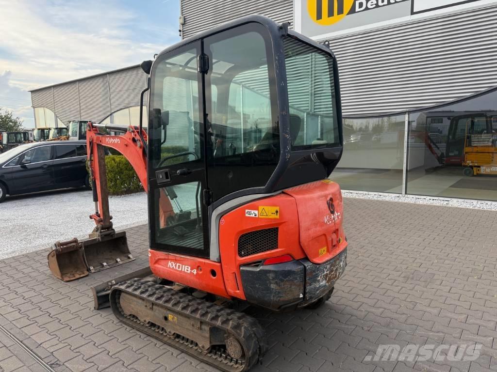 Kubota KX 018-4 Minigravere <7t