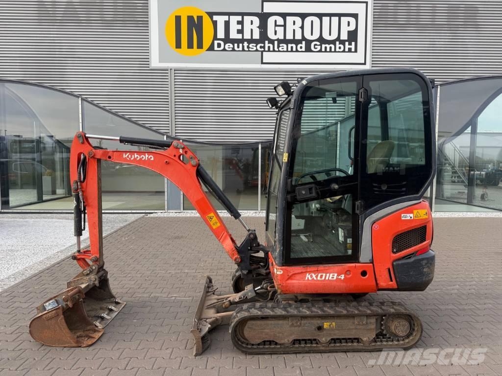 Kubota KX 018-4 Minigravere <7t