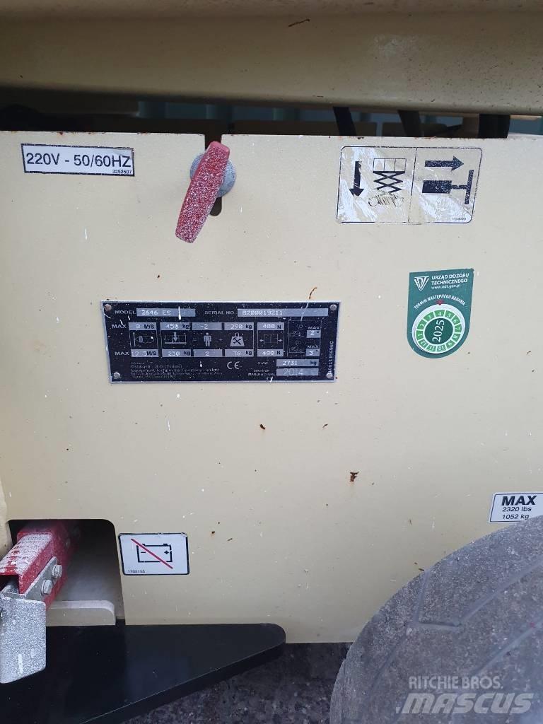 JLG 2646 ES Sakselifter
