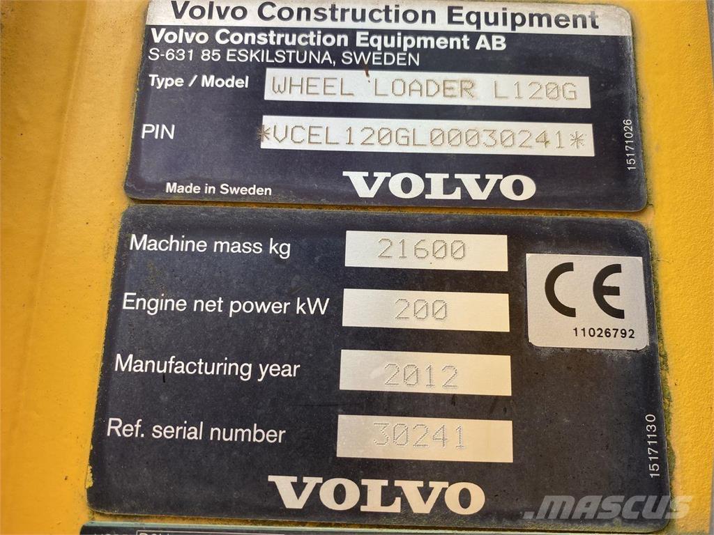 Volvo L120G Hjullastere