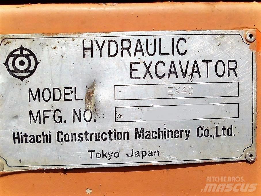 Hitachi EX 40 Minigravere <7t