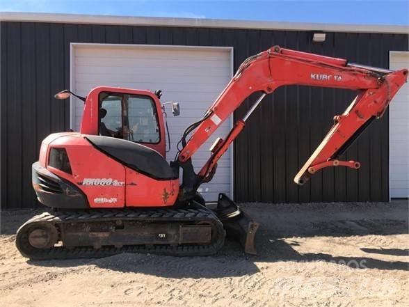 Kubota KX080-4 Beltegraver