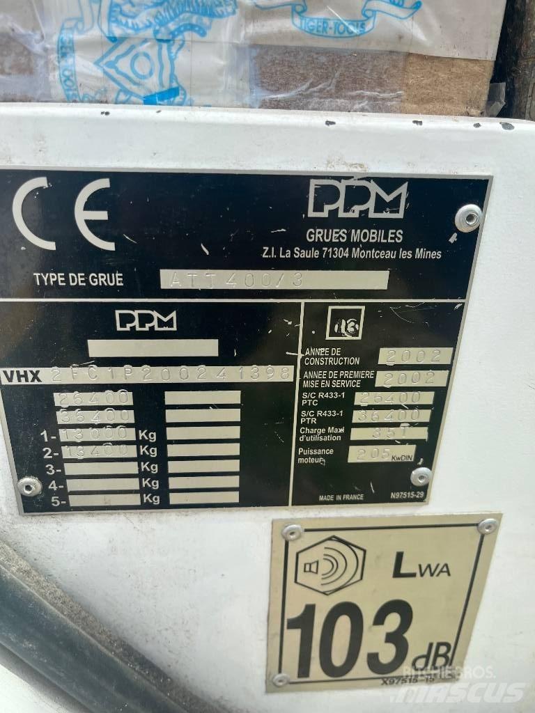 Terex PPM ATT 400/3 Allterreng kraner