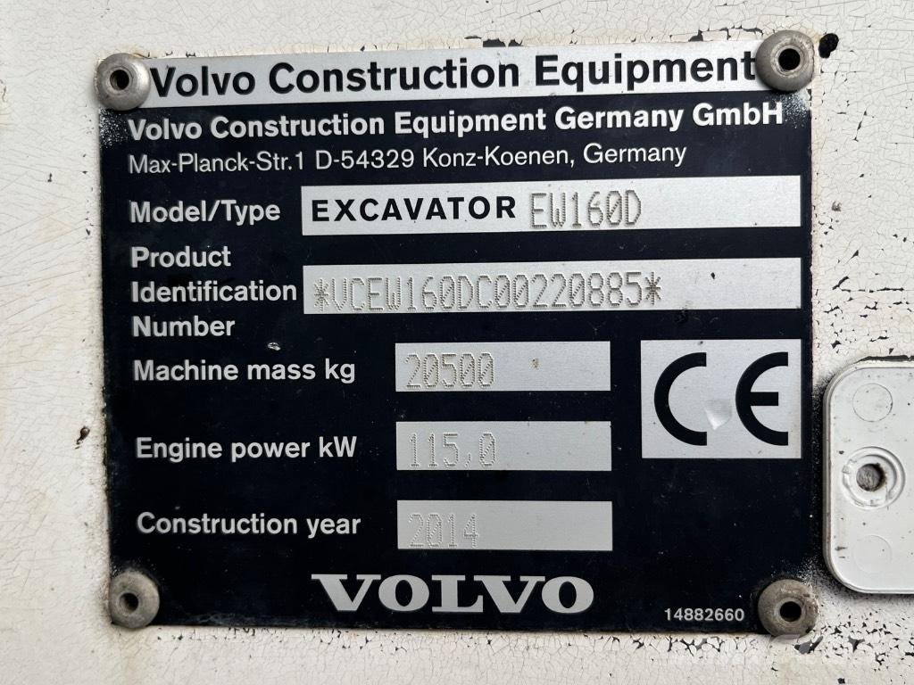 Volvo EW 160 D Hjulgravere