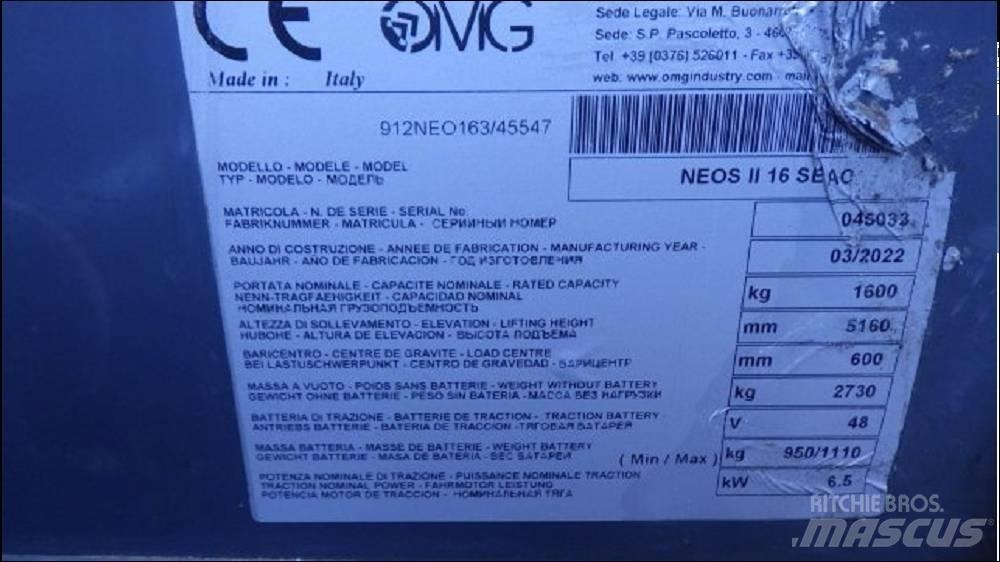 OMG NEOS II 16 SAEC Elektriske trucker