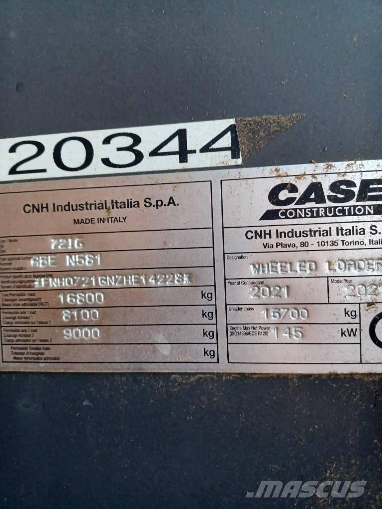 CASE 721 G Evolution Hjullastere