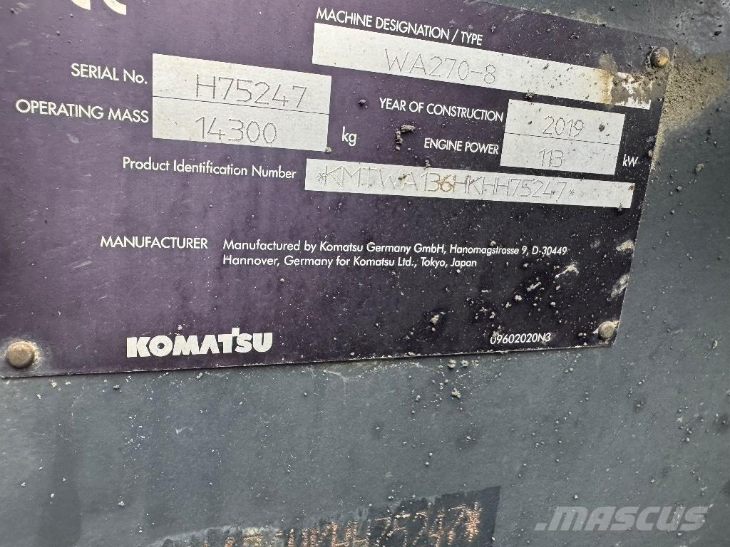 Komatsu WA 270-8 Hjullastere